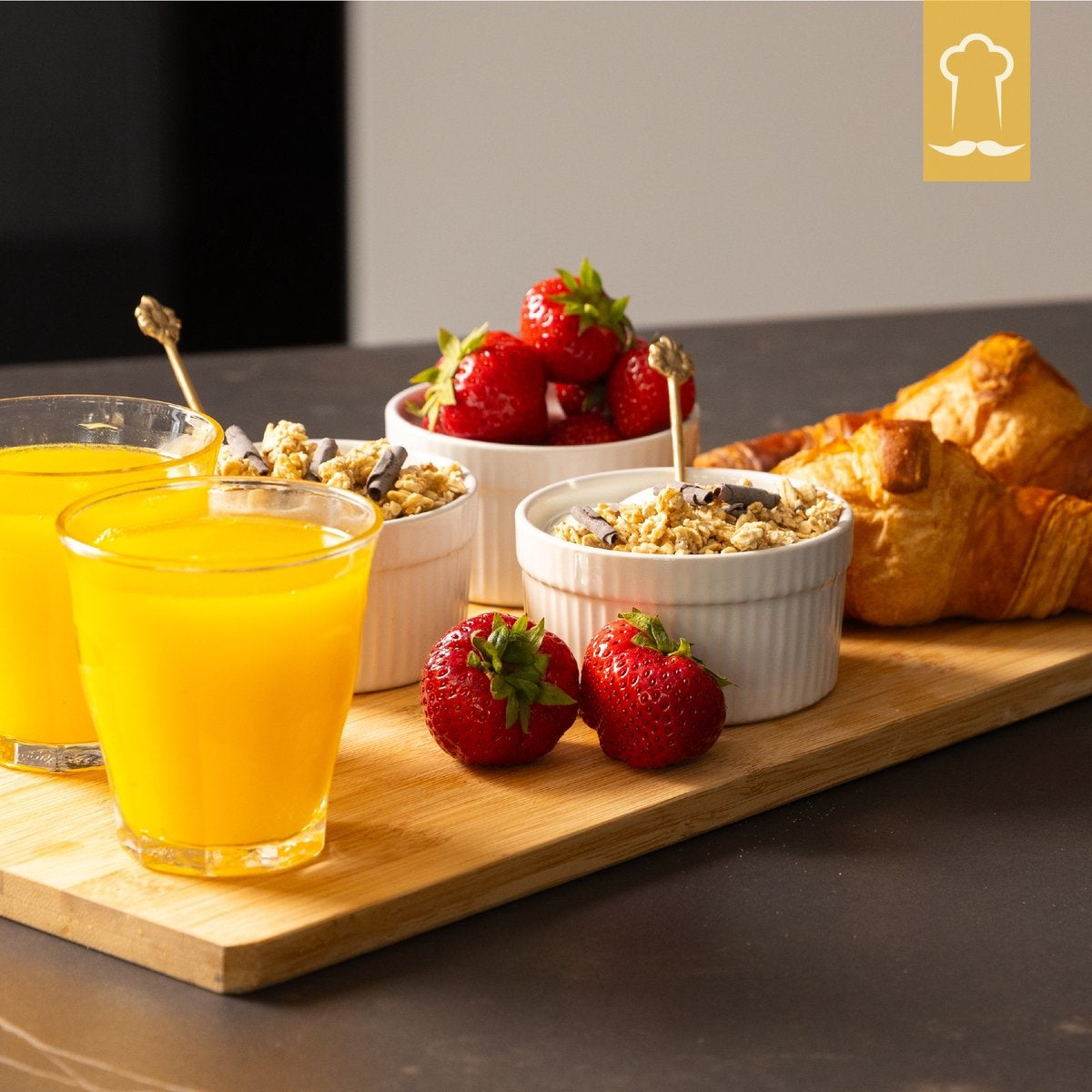 Chefarone Bols à crème brûlée - 6 mini bols à four - bols ramequins en céramique - bols à soufflé 200 ML - cuisiner avec les enfants - bols à dessert - blanc