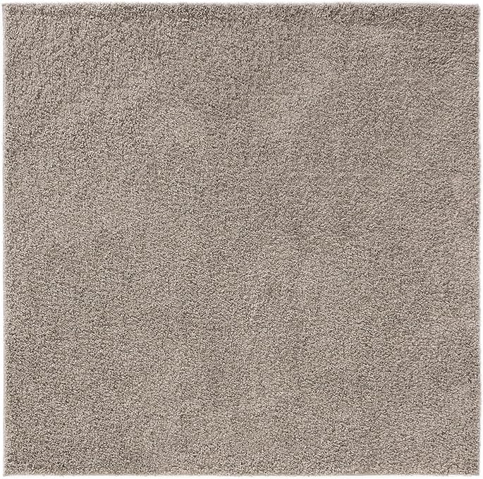 Benuta Essentials Tapis - Gris clair - 160 x 160 cm
