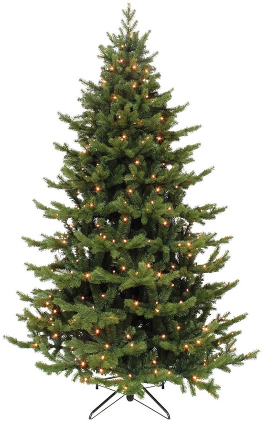 Sapin de Noël artificiel Triumph Tree Sherwood Deluxe avec éclairage LED - Sapin de Noël artificiel H 185 x Ø 127 cm - Vert
