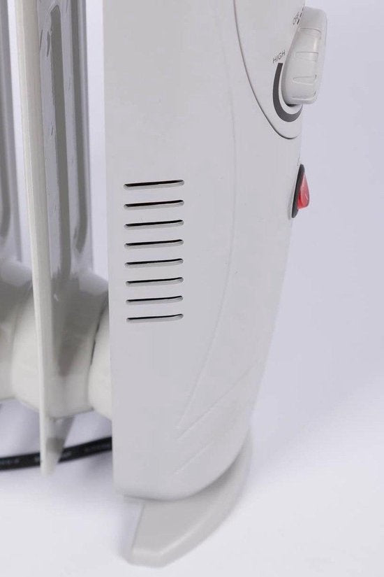 Radiateur à huile - Perel - 700W - 7 Ribs - Avec thermostat