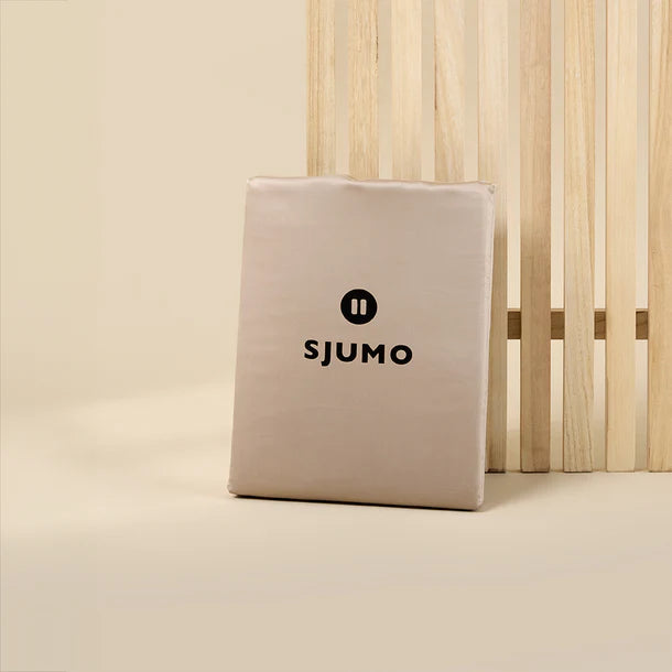 Sjumo - Drap-housse en satin de Tencel - 180x200 cm - Satin de coton et Tencel Honey Glow - Brillant et doux comme de la soie - Antiallergique et respirant - Confort de qualité hôtelière de luxe