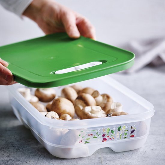 Tupperware Fridge Smart 1,8 l - Boîtes de conservation - Sans BPA - Bocal de conservation - Boîte à repas - Boîtes en plastique - Récipients alimentaires - Les aliments restent frais deux fois plus longtemps