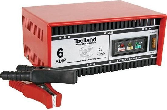 Chargeur Toolland pour batteries plomb-acide 12 V - 6 A