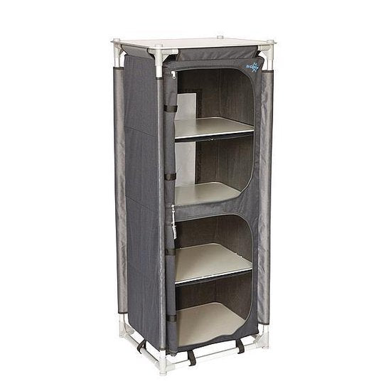 Bo-Camp - Armoire - Emerald - Haute - 140 x 57 x 47 cm
