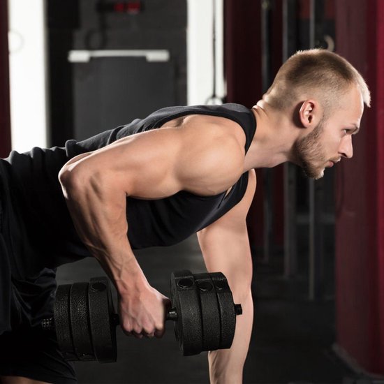 Fitby Dumbells 10 kg - Jeu de poids - haltères réglables - Fitness - jeu d'haltères - jeu d'haltères