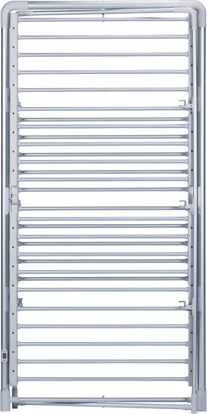 Séchoir électrique avec chauffage - Dirt Devil - IP22 - 73 x 144 x 68 cm - Aluminium