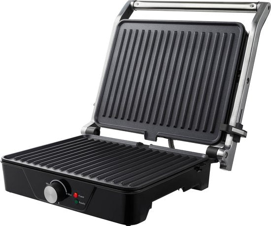 Tomado TGC4001S - Gril de contact XXL - Température réglable - Appareil à griller - 30 x 24 cm - Appareil à toaster - Sans PFAS - 2000 watts