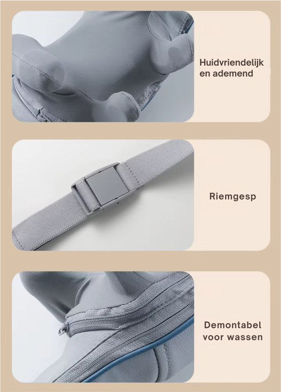 Livista Portable Neck Massager - Massage électrique du cou et des épaules - Relaxation et soulagement de la douleur - Chauffage - Meilleure circulation