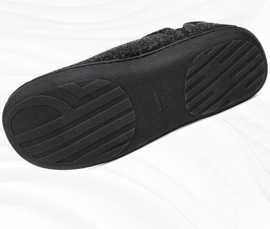 Chaussons Homme - Chaussons - Noir - Antidérapant - Taille 44/45 - Comfeet