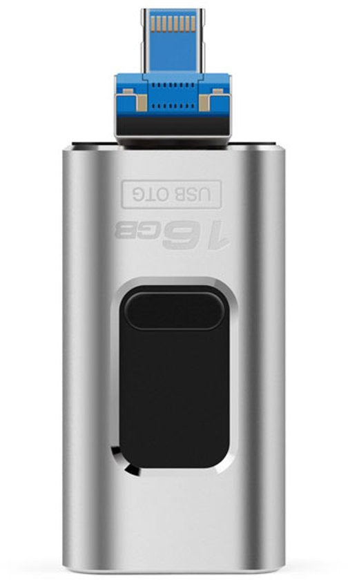 Vlectro - Clé USB 4-en-1 pour smartphone, tablette et ordinateur portable - 128 GB