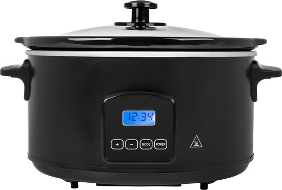 Mijoteuse Tristar 180 W - VS-3920 - 4,5 L - Récipient intérieur en céramique - Noir