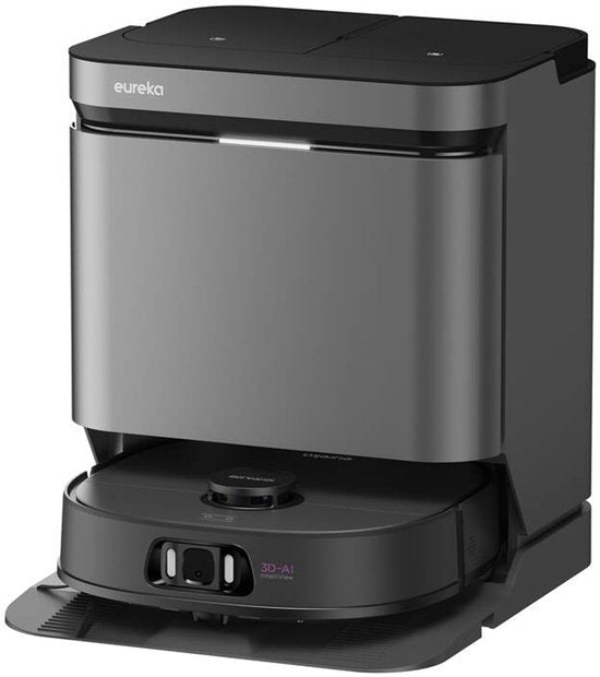 Eureka J15 Pro Ultra Black - Robot aspirateur avec fonction de lavage - autonettoyant - navigation intelligente