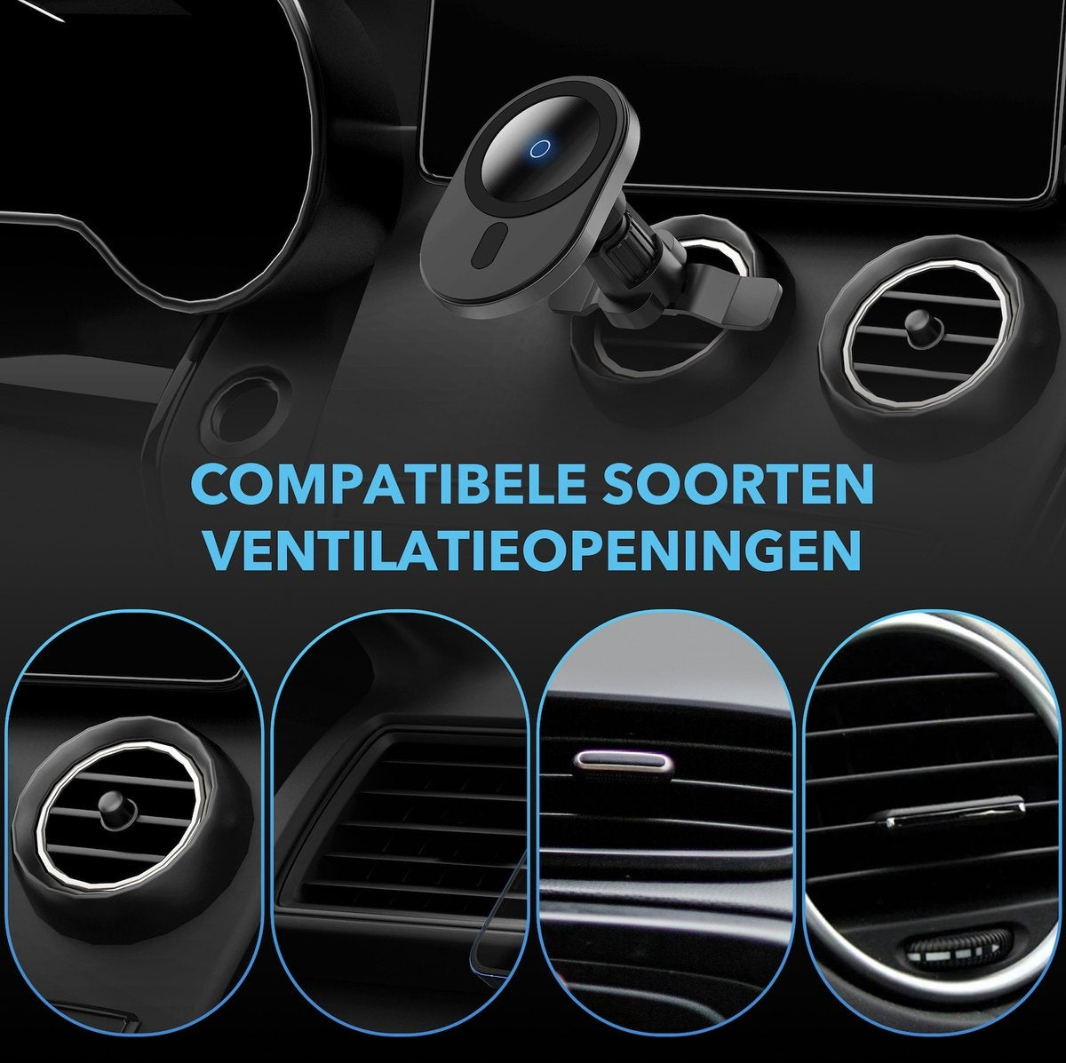 MagSafe Car Holder - Mobile Phone Holder Car - Phone Holders Car Magnetic - Phone Holders Car
