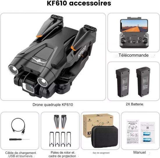 Drone KF610 Quad, Caméras HD, Stabilité Avancée