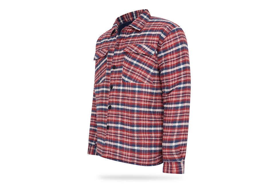 Chemise à carreaux Soul Star pour homme - Chaude et doublée - Taille M