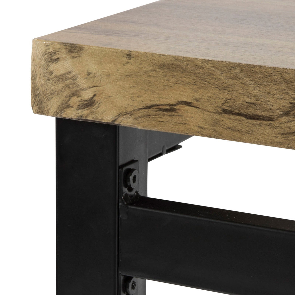 SoBuy Table de salle à manger - Industrielle - Max. 75 kg - 110 x 70 x 76 cm