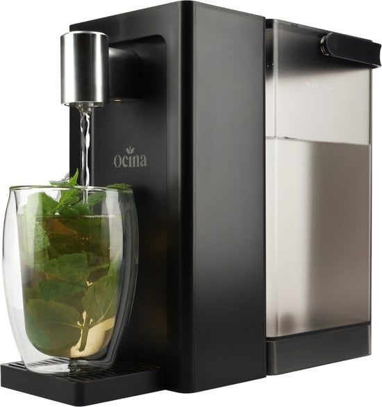 Distributeur d'eau chaude - Ocina - affichage numérique - Bouilloire instantanée de luxe - 3 litres - Noir