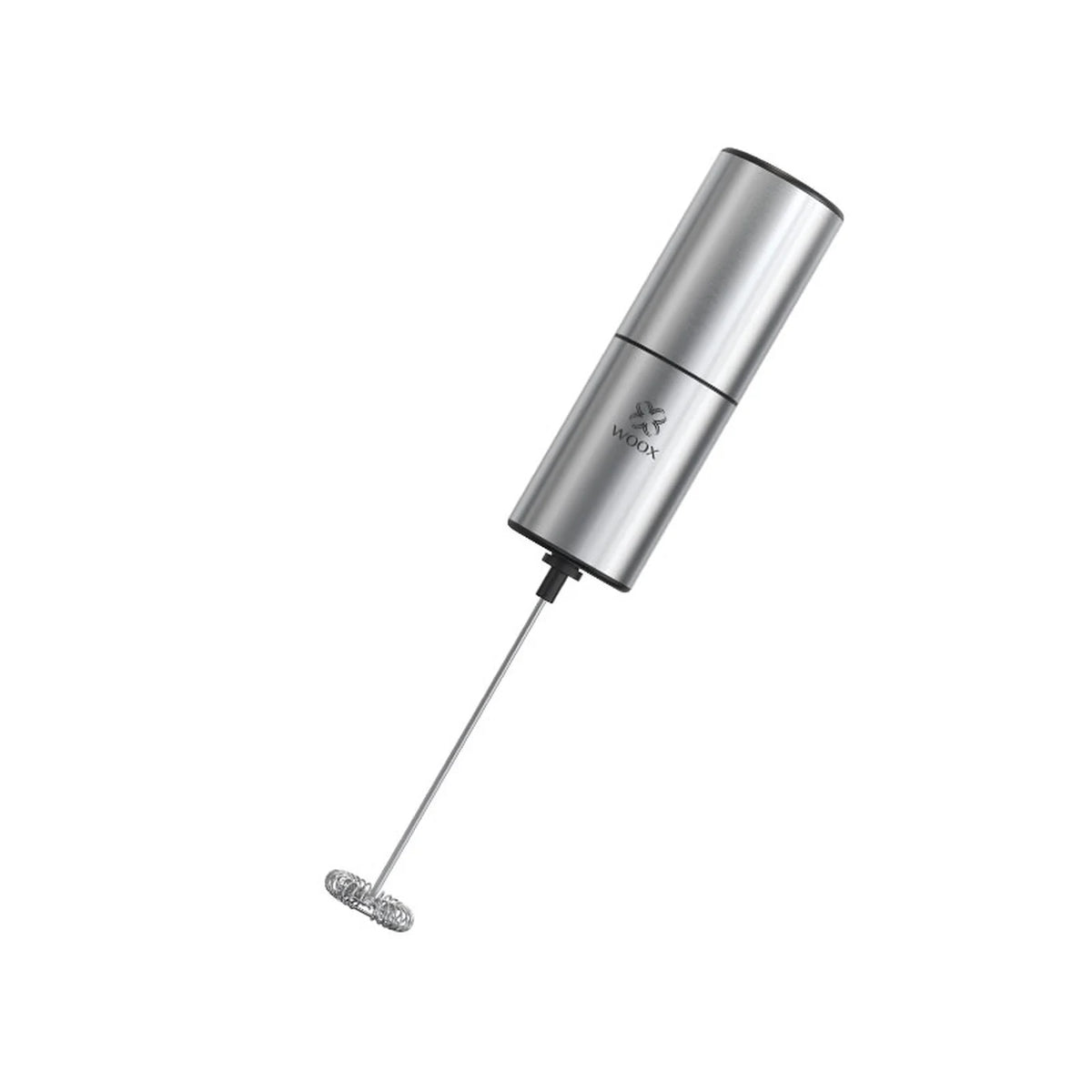 Mousseur à lait portable Woox – Alimenté par piles – Format voyage – Noir – Mousseur à café compact
