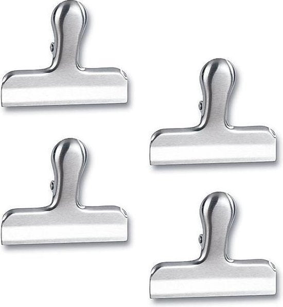 Lot de 4 clips en acier inoxydable Wenko