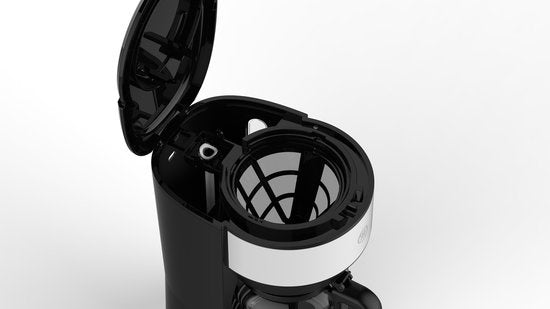 Cafetière Westinghouse - Café filtre - Avec pichet en verre - 10 tasses de café - Avec filtre réutilisable - Blanc
