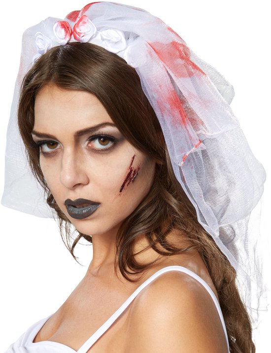 Dressforfun Sexy creepy bride M - costume halloween dress up partywear carnaval costume partywear - 302246