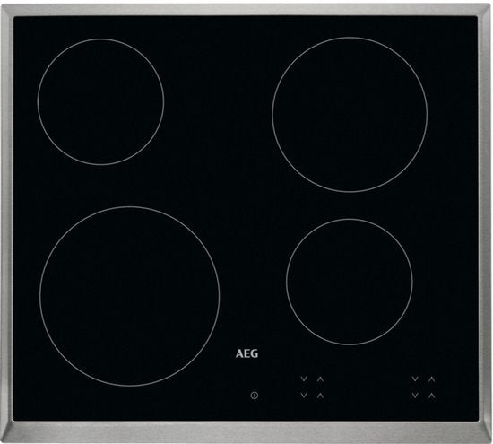 AEG HK624000XB Noir Halogène encastrable 4 zones
