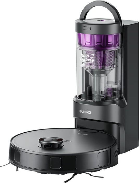 Eureka E20 plus Black - Robot aspirateur avec fonction de lavage
