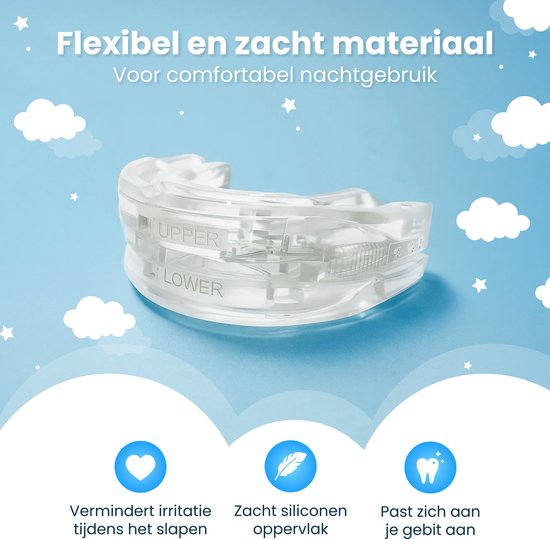 DreamCare Anti Snore Brace - Anti ronflement - Attelle anti ronflement - Ajustable - Attelle anti ronflement - Produits anti ronflement - Sans Bpa