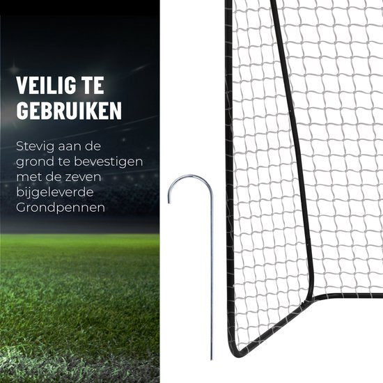 But de football Umbro - But de football 300 x 120 x 205 cm - Grand but de football - Jouet d'extérieur pour enfants et adultes - Montage rapide - But d'entraînement de football - Métal - Noir/Jaune