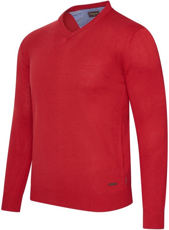 Cappuccino Italia - Pull Salerno Pullover pour homme - Rouge - Taille XXL