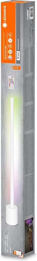 LEDVANCE SMART+ WIFI Lampadaire d'angle LED, fin, blanc, 8W