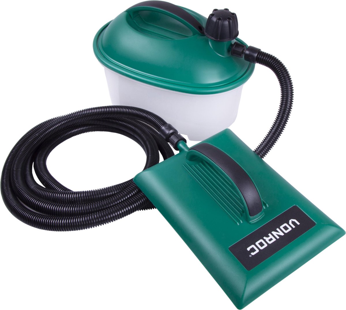 VONROC Défroisseur à papier peint - 2000W - 4.5Litre & 3.5m de tuyau - Vert/Noir