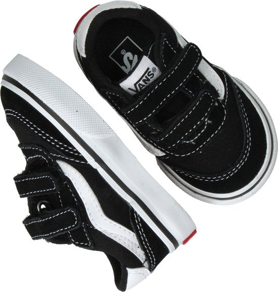 Baskets unisexes Vans Brooklyn LS V SUEDE/CANVAS NOIR/BLANC - NOIR/BLANC