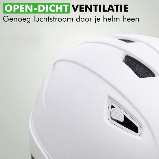 Travelhawk Ski Helmet - Casque de snowboard - Casque de ski - Unisexe - Blanc - L