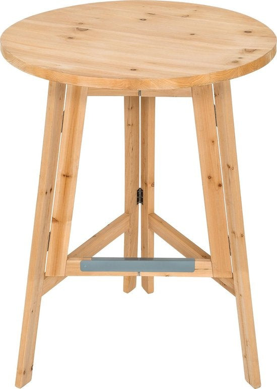 tectake - Table de bar de fête en bois massif - 403249