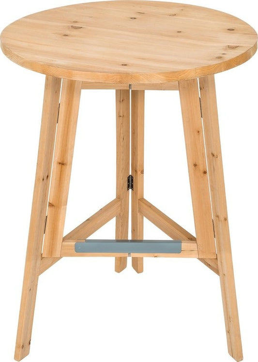 tectake - Table de bar de fête en bois massif - 403249