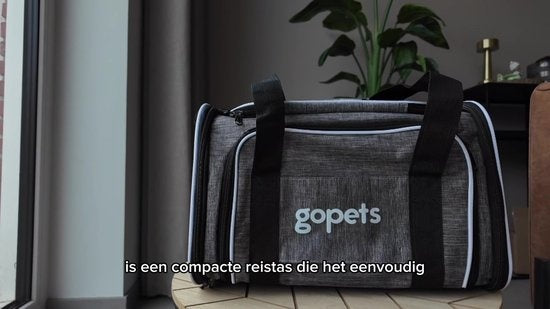 Gopets Sac de voyage pour chien - Jusqu'à 5.5KG - Gris