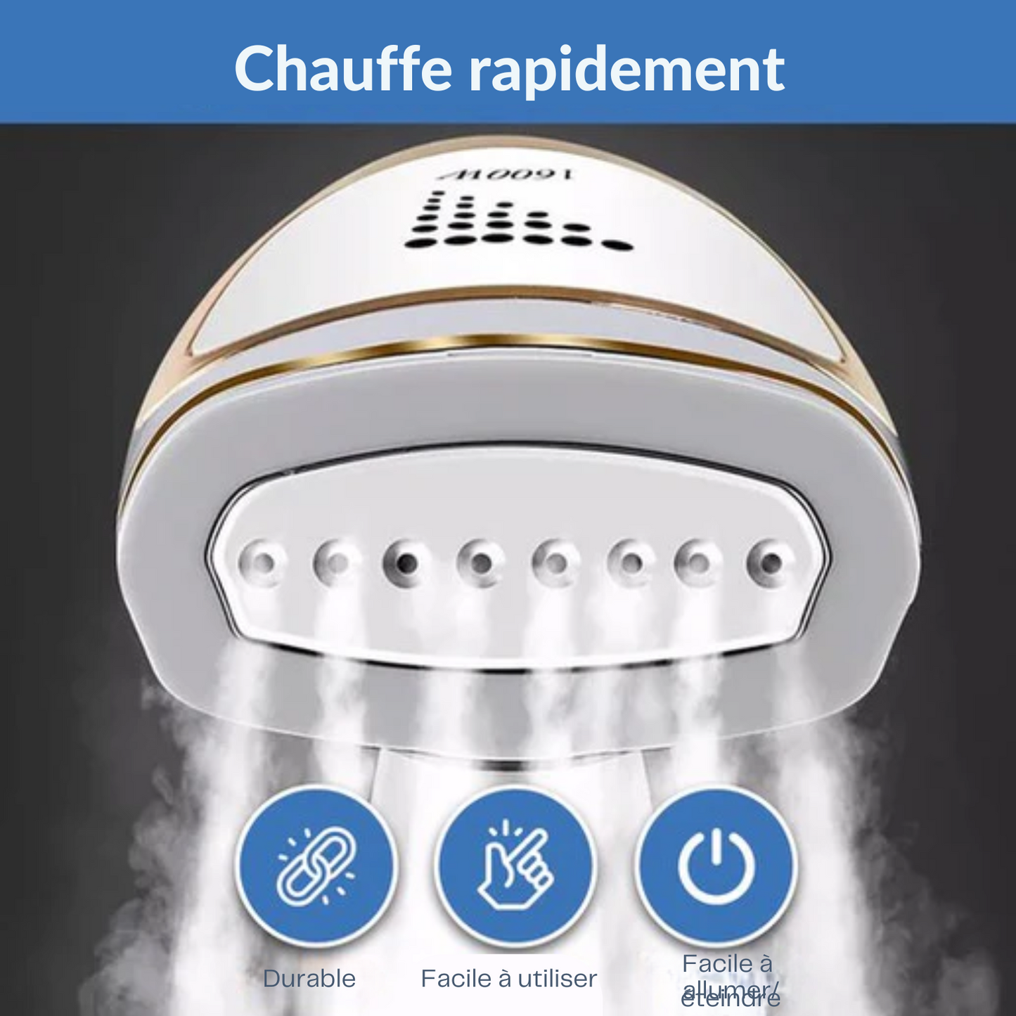 Défroisseur vapeur - TibaGoods - Pour vêtements - Chauffe rapidement - 1600w - 250ml
