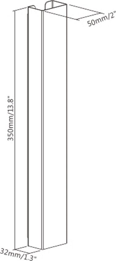 cadre magnétique pour chemin de câbles - cable organiser desk - blanc