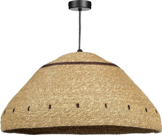 Suspension Joulz de Mica Decorations - H 22 x Ø 41 cm - Jute - Marron clair