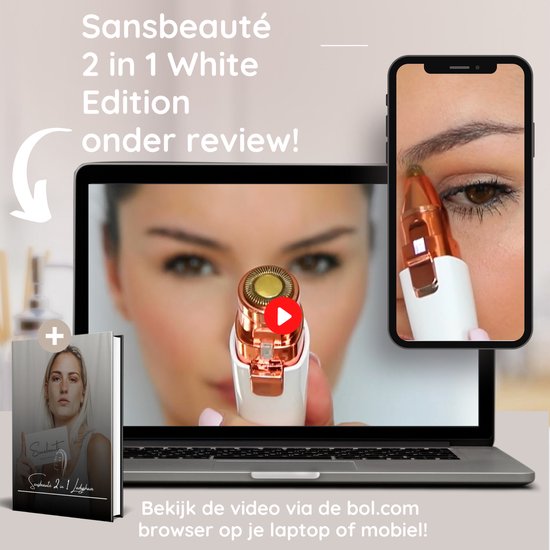 Tondeuse à sourcils - épilateur visage femme - Sansbeauté® - épilateur visage femme - épilatoire - épilateur visage impeccable - mini rasoir tondeuse - électrique