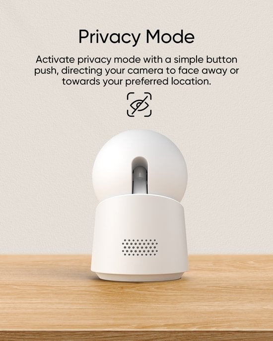eufy Security - Indoor Cam C220 - Caméra de sécurité avec une résolution 2K et un système PTZ à 360°