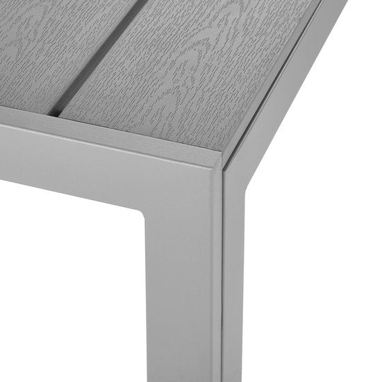 tectake® - Table de jardin Maren - Carré 90x90x74,5cm - gris - 402955