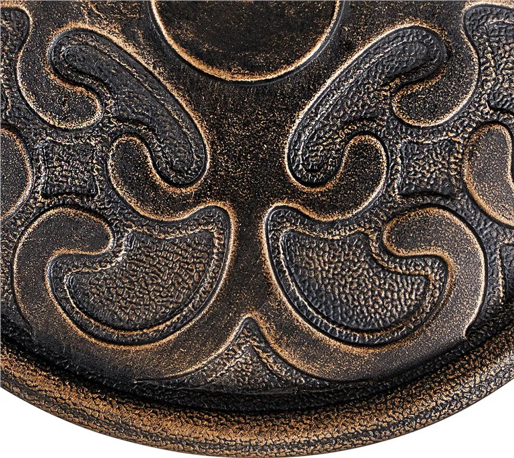 Pied de parasol Yaheetech 10 kg, rond, bronze