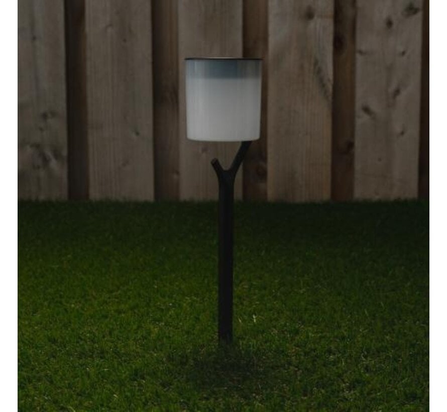 Lampe d'extérieur solaire - 1 lm - 2700 K - IP44 - Blanc