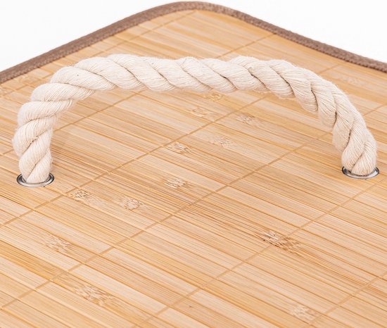 Panier à linge d'angle en bambou 48 litres - Laundry Basket Corner