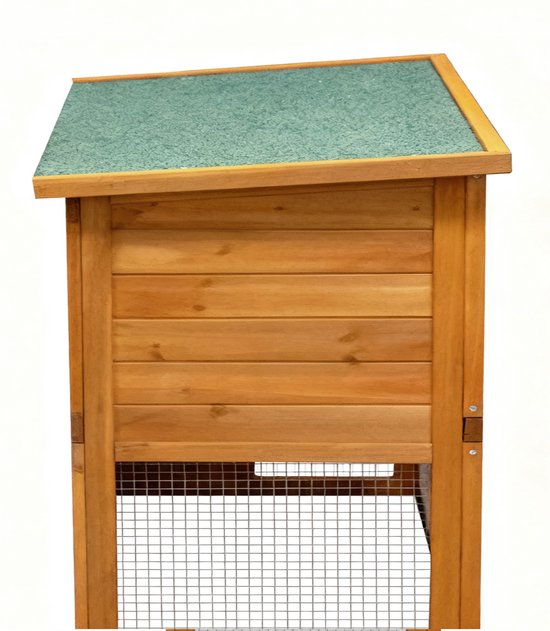 Clapier pour lapin avec parcours - clapier pour lapin, cochon d'Inde et rongeurs - cage pour animaux domestiques - convient pour l'intérieur et l'extérieur