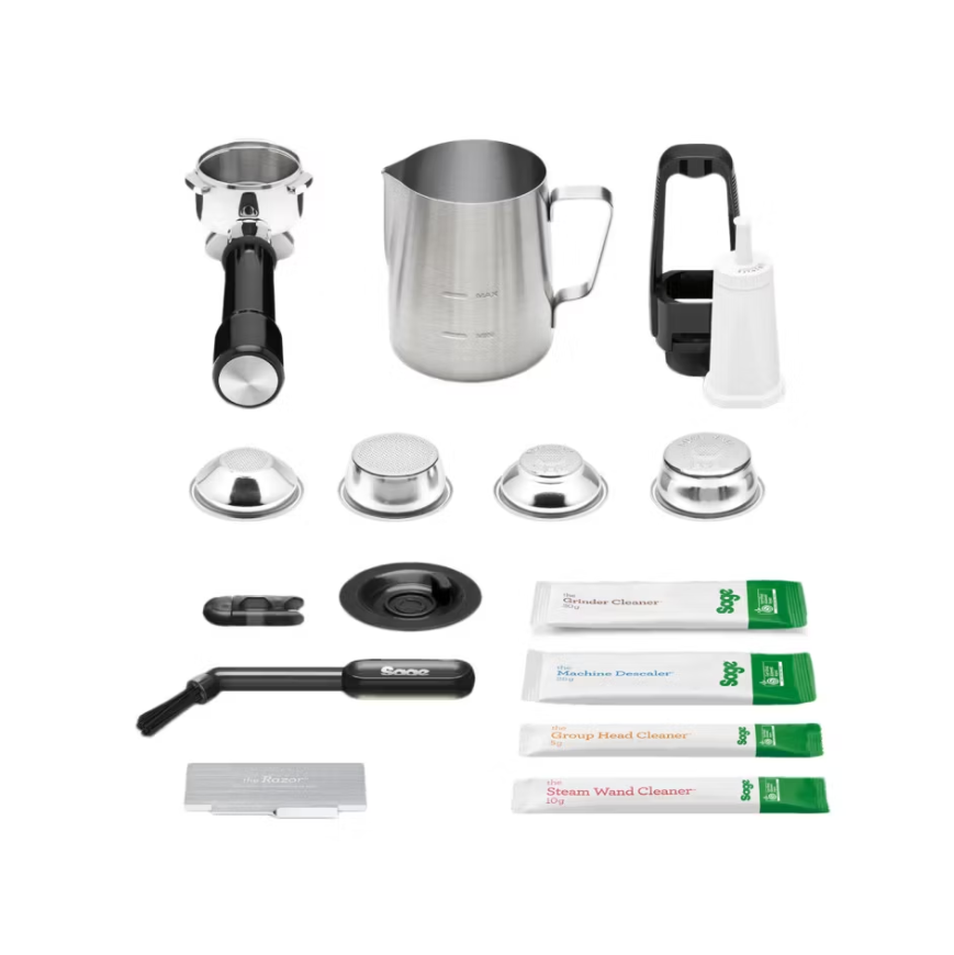 Sage de Barista Impress Touch Machine à café - acier inoxydable - 36 x 34 x 41.5 cm - Couleur sel de mer