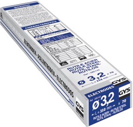 GYS Electrode de soudage 70 pièce(s) (Ø x l) 3,2 mm x 350 mm 115 A (max.)