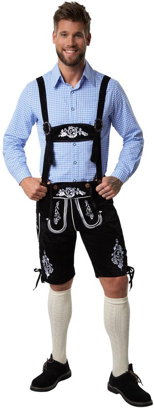 dressforfun - Lederhose Frankenwald M - déguisement costume halloween déguisement partywear carnaval déguisement partywear - 302831